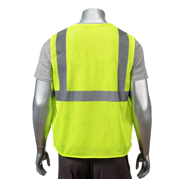 High Viz Reflective Mesh Safety Vest With Pocket