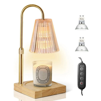 Adjustable Candle Warmer Lamp with Dimmer Timer