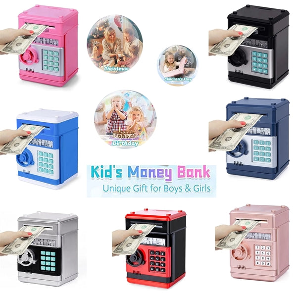 Cash Coin Password Piggy Bank For Kids Gift
