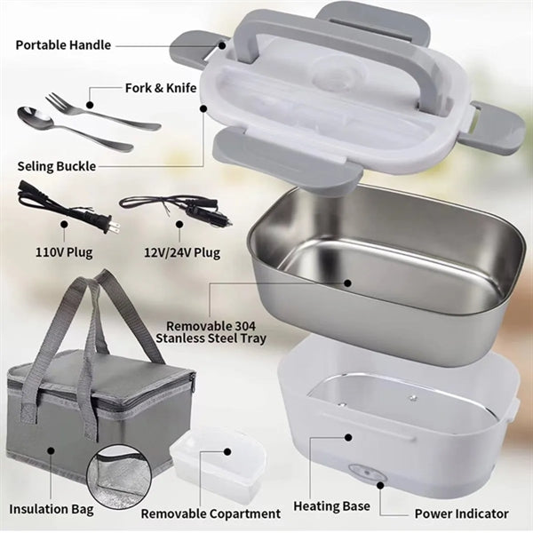 Electric Stainless Steel Lunch Box