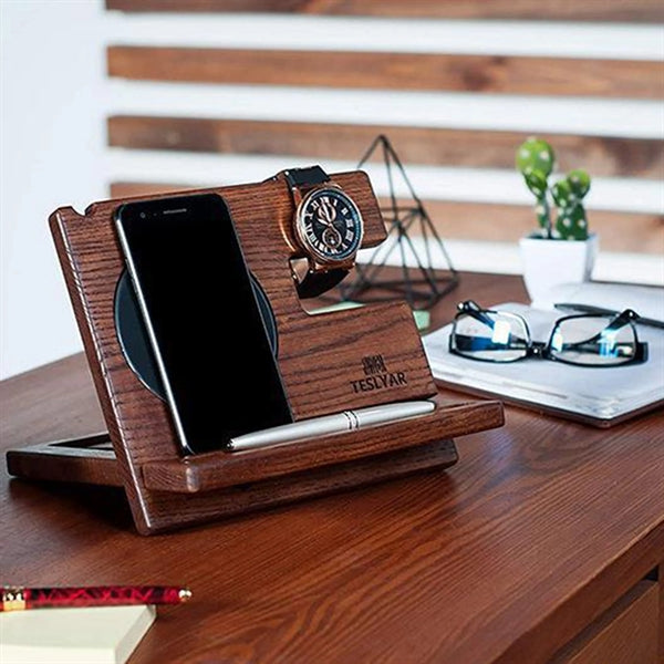 Wood Wireless Charger Stand