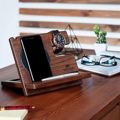 Wood Wireless Charger Stand