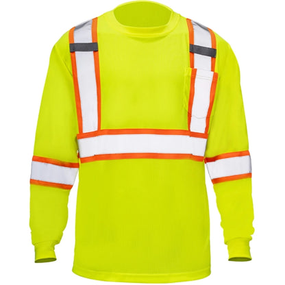 Hi-Viz Reflective Tape Safety Class 3 T-Shirt w/ Pocket