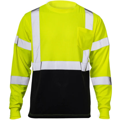 Class 3 Breathable Hi Vis Reflective Safety T-Shirt w Pocket