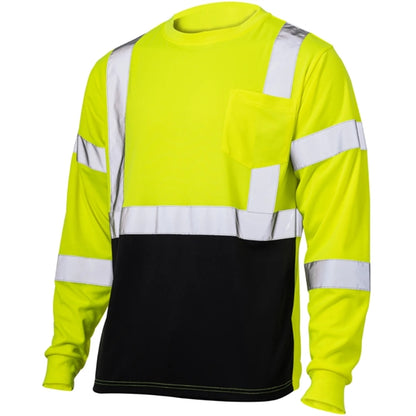 Class 3 Breathable Hi Vis Reflective Safety T-Shirt w Pocket