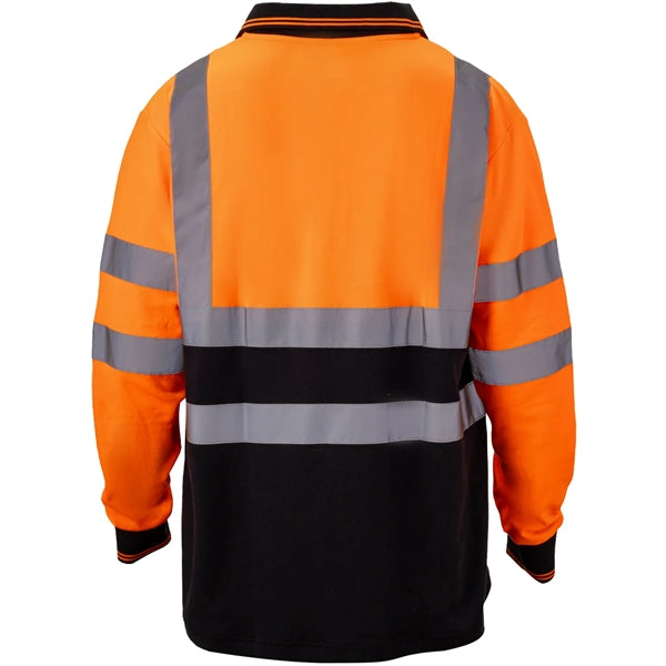 Hi Viz Class 3 Color Block Reflective Safety Polo Shirt