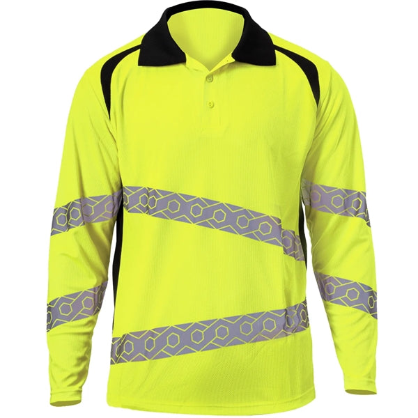 Hi-Viz Class 3 Segmented Breathable Safety Workwear Polo