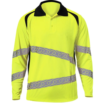 Hi-Viz Class 3 Segmented Breathable Safety Workwear Polo
