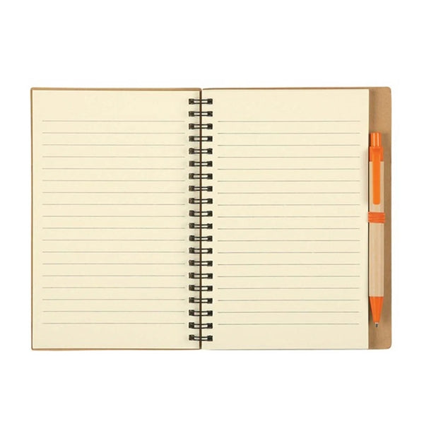 Eco-Inspired Spiral Notebook & Pen