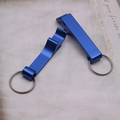 Colored Metal Bottle Opener Keychain