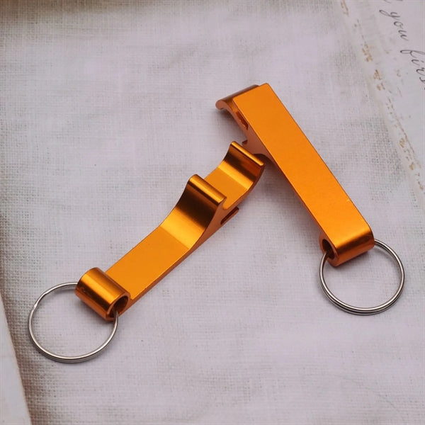 Colored Metal Bottle Opener Keychain