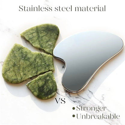 Stainless Steel Gua Sha Facial Tool for Self Care