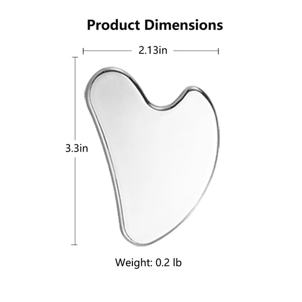 Stainless Steel Gua Sha Facial Tool for Self Care
