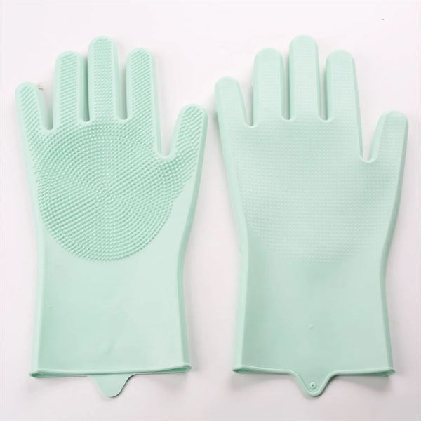 Multifunction Cleaning Gloves Dishwashing Pet Grooming Brush