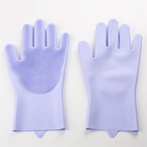 Multifunction Cleaning Gloves Dishwashing Pet Grooming Brush