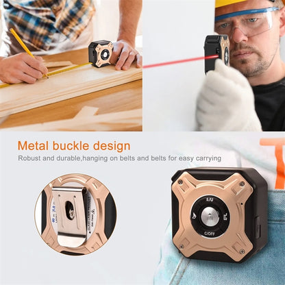 2-in-1 USB Rechargeable Laser Tape Measure
