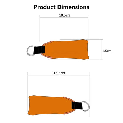 Floating Neoprene Boat Keychain