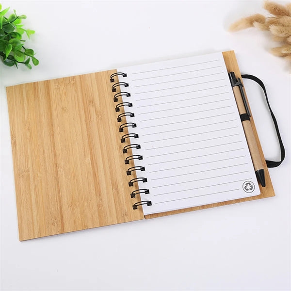 Bamboo Journal With Pen