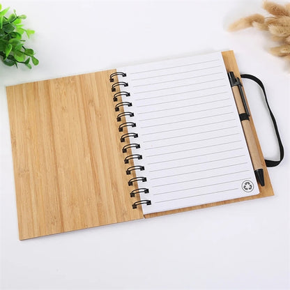 Bamboo Journal With Pen