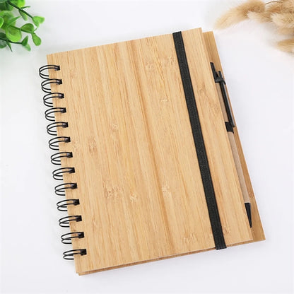 Bamboo Journal With Pen