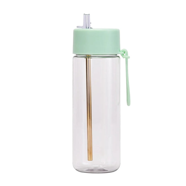 25 oz Outdoor Plastic Straw Bottle