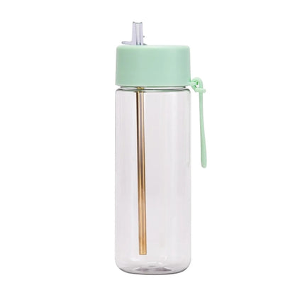 25 oz Outdoor Plastic Straw Bottle