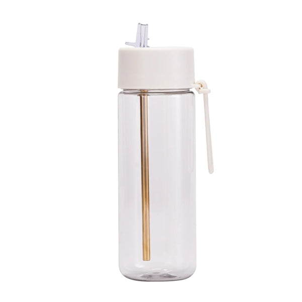 25 oz Outdoor Plastic Straw Bottle