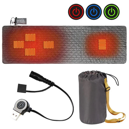 Camping Heated Sleeping Mat with Portable Pouch