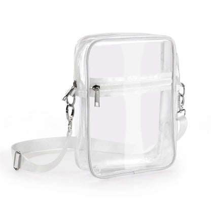 Crossbody Clear Bag With Front Pocket