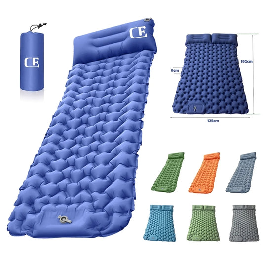 Inflatable Sleeping Mat with Portable Pouch
