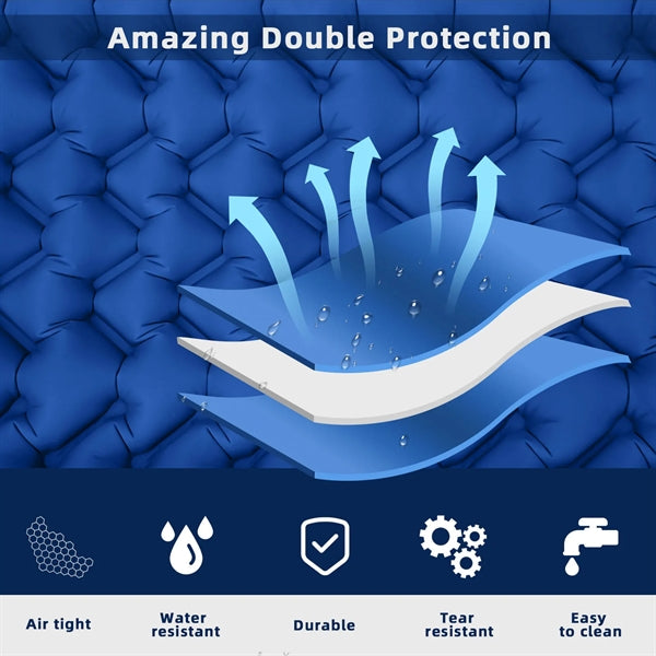 Inflatable Sleeping Mat with Portable Pouch