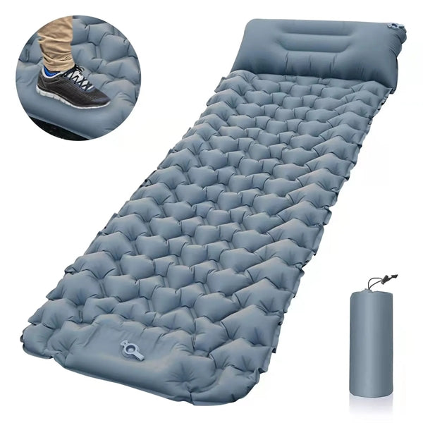 Inflatable Sleeping Mat with Portable Pouch