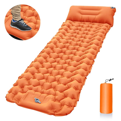 Inflatable Sleeping Mat with Portable Pouch
