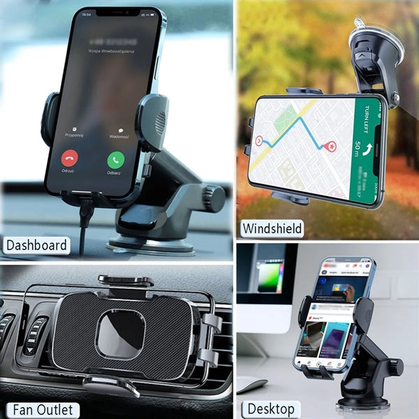 Car Cell Phone Holder Long Arm for Dashboard Windshield Vent
