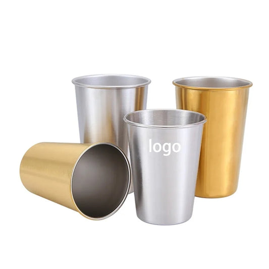 17Oz Stainless Steel Industry Style Metal Beer Mug