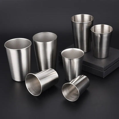 17Oz Stainless Steel Industry Style Metal Beer Mug