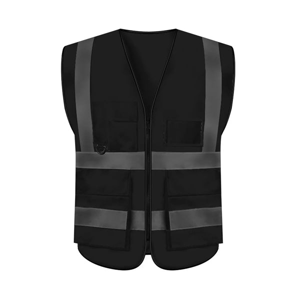High Visibility Safety Vest With Reflective Strips