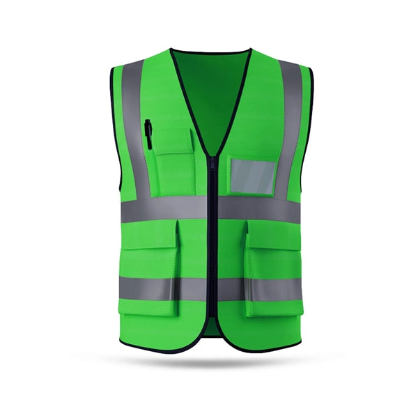 High Visibility Safety Vest With Reflective Strips