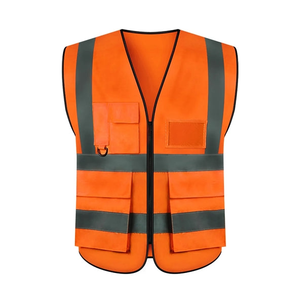 High Visibility Safety Vest With Reflective Strips