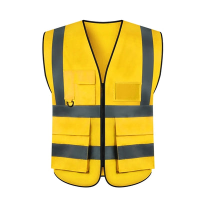 High Visibility Safety Vest With Reflective Strips