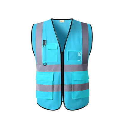 High Visibility Safety Vest With Reflective Strips