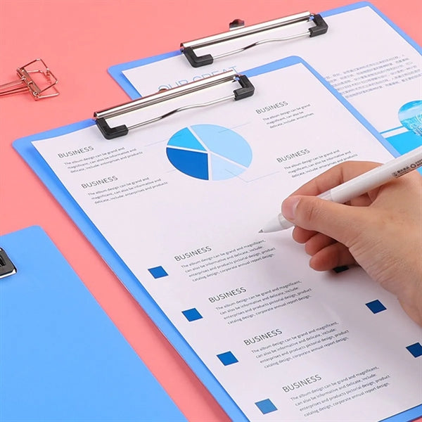 Plastic Office Clipboard Low Profile Clip