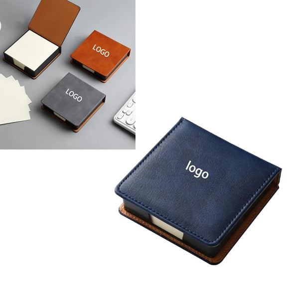 Leather Self Stick Note Pad Holder