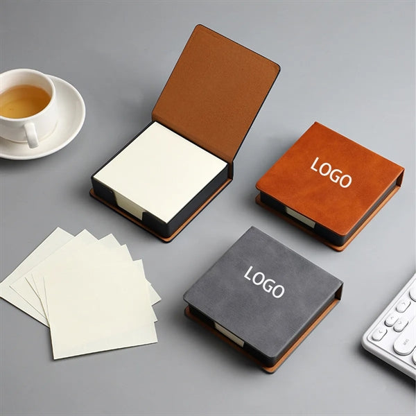 Leather Self Stick Note Pad Holder