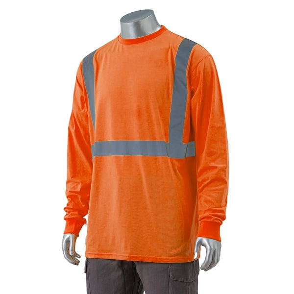 Class 2 Hi Viz Poly-Cotton ReflectiveSafety Workwear T-Shirt