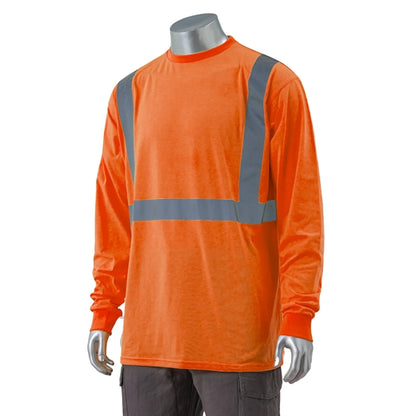 Class 2 Hi Viz Poly-Cotton ReflectiveSafety Workwear T-Shirt