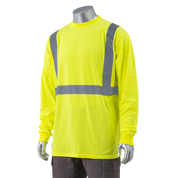 Class 2 Hi Viz Poly-Cotton ReflectiveSafety Workwear T-Shirt