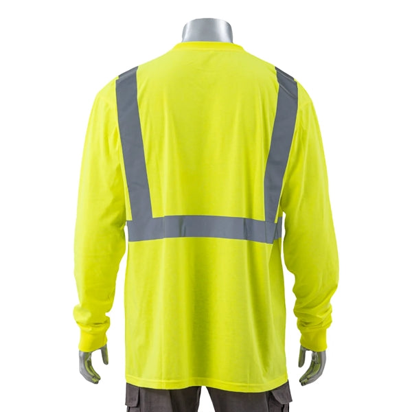 Class 2 Hi Viz Poly-Cotton ReflectiveSafety Workwear T-Shirt