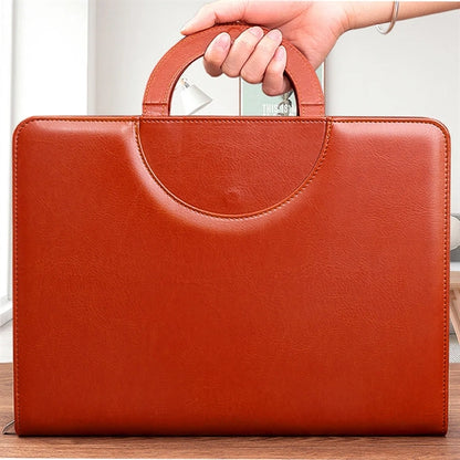 Business Padfolio Folder With Zipper