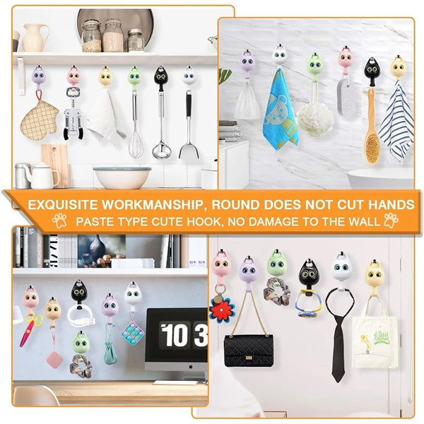 Cute Wink Cat Hooks